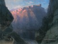 gorge dale 1868 Romantique Ivan Aivazovsky russe